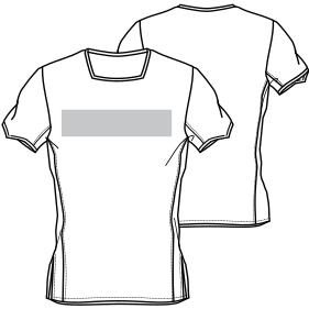 Fashion sewing patterns for MEN T-Shirts GYM T-Shirt 7878